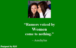 Women Quotes in English - Quotes of Aeschylus, Rumors voiced by Women ...