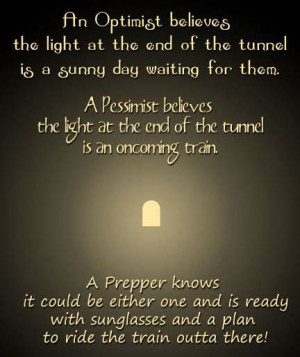 ... the light at the end of the tunnel is a sunny day waiting for them