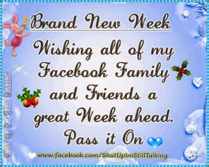 Brand New Week Quotes