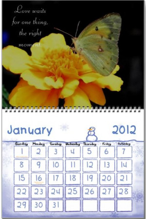 Mellow Yellow Monday #154- 2012 Calendar