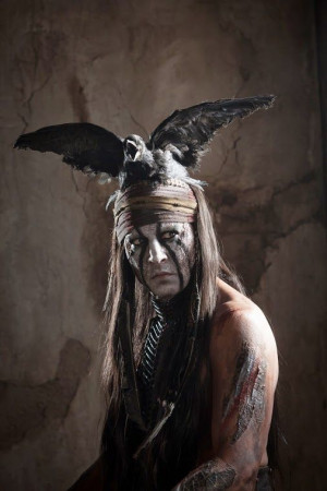 The Lone Ranger 2013 movie with Johnny Depp