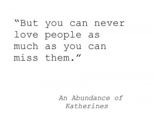 An Abundance of Katherines, by John Green (Amazon)