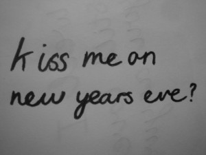 kiss, kiss me, new year, new years eve, nye