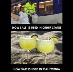 How salt is used in California More