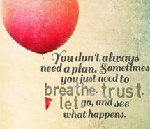 advice, life, positivity, quotes, red balloon, trust