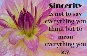 Sincerity Quotes