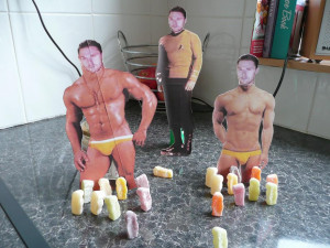 despite being devoured from the feet up the tims remain