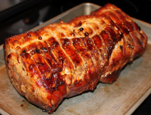 Home Boneless Roast Loin Pork Dinner