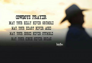 cowboy prayer