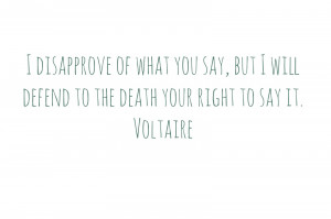 Voltaire quote Quotes About Respecting Others