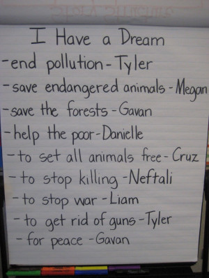 have a dream poster good mlk day activity.