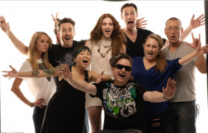 Cat on set at a recent shoot