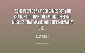 Quotes About Video Games