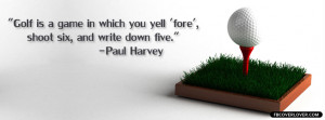 Golf Quote Facebook Timeline Profile Covers