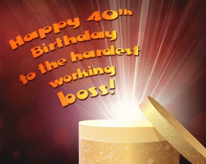 ... working here good karma for others. You're great! Happy B'day Boss