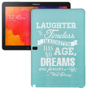 Aqua-Laughter-is-Timeless-Walt-Disney-Quote-Tablet-Hard-Shell-for-iPad ...