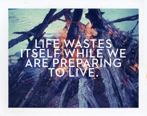 fire, life, live, photography, polaroid, text, typography, wise