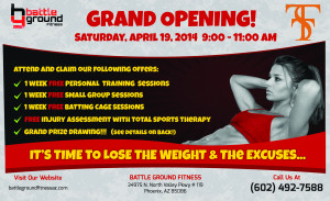 Grand Opening Fitness Flyers