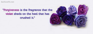 Best Forgiveness Quote Timeline Cover Photo for Facebook