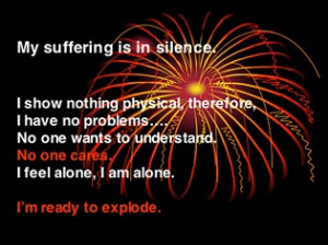 Suffering in silence