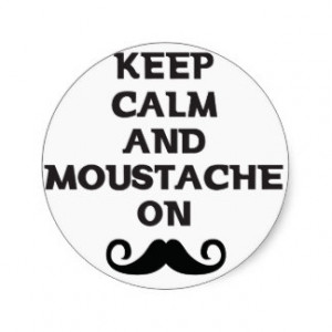 Mustache Sayings Stickers