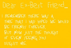 Ex Best Friend Quotes Tumblr