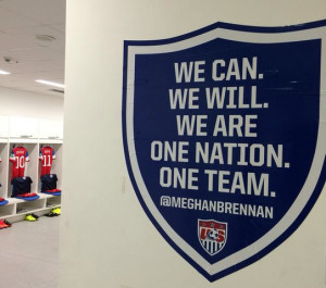 Soccer Team uses Digital Producer Meghan Brennan's inspirational quote ...