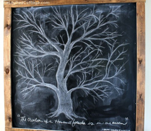 Fall Chalkboard- Love This HUGE chalk board -for sketching ...