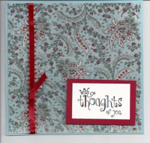 This card handcrafted by Mary Lynn.