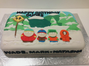 South Park Birthday Cake South park cake