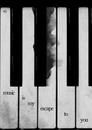 love art quote Black and White life sad music Typography design artist ...