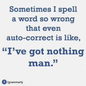 Stumping spell check...win!