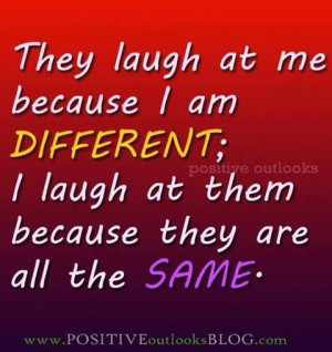 different (in my 2 Chainz voice)