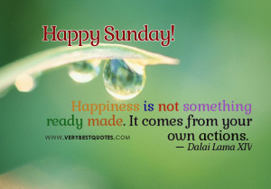 sunday good morning quotes on happiness