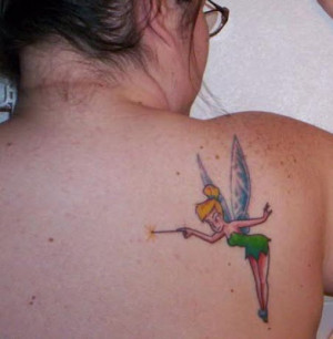 Cute idea on woman's back.