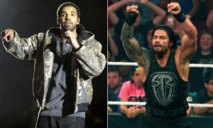 Rapper Drake and Roman Reigns!