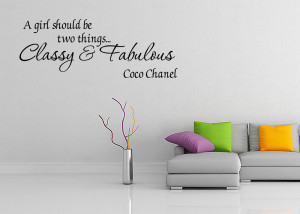 ... -FABULOUS-COCO-CHANEL-Vinyl-Wall-quote-Decal-home-Decor-Wall-Sticker