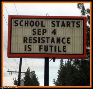 Resistance Is Futile