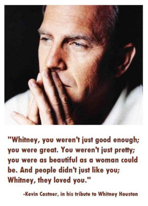 Kevin Costner’s Tribute to Whitney Houston