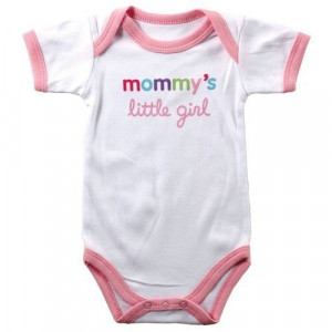 Baby Sayings Bodysuit - Mommy's Little Girl, 3-6 months [Apparel ...