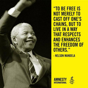 RT @ amnesty : Happy 95th Birthday to Nelson Mandela - a true champion ...