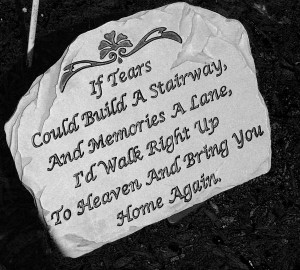 Heaven Quote Stone by halfgallon