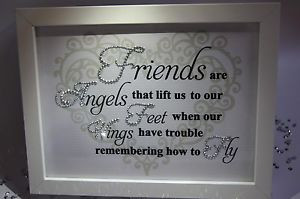 Friends-Are-Angels-Sparkle-Word-Art-Pictures-Quotes-Sayings-Home-Decor