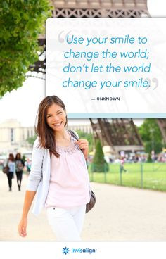 ... smile is your greatest asset. REPIN if you agree! #quote #Invisalign