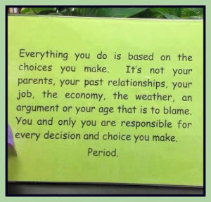 Responsibility Inspirational Quote