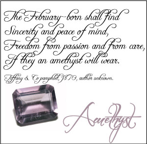 Colour of the Month: Amethyst: February's Birthstone