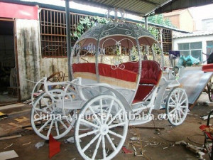 Romantic hot sale cinderella horse carriage for wedding ceremony