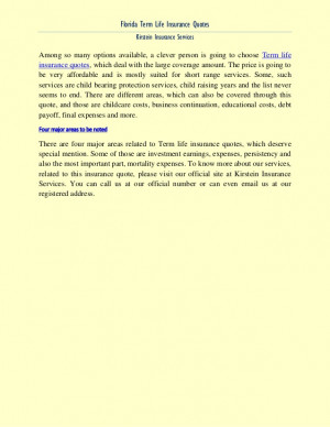 Best Quotes About Life Insurance ~ Reliable Companies Can Offer Best ...