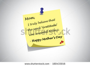 mothers day quotes post it note set. three unique creative quotes ...