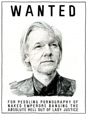 julian assange wanted